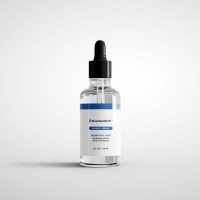 SkinHealthMD Hyaluronic Acid + Peptide Serum Dropper Bottle on a White Background 